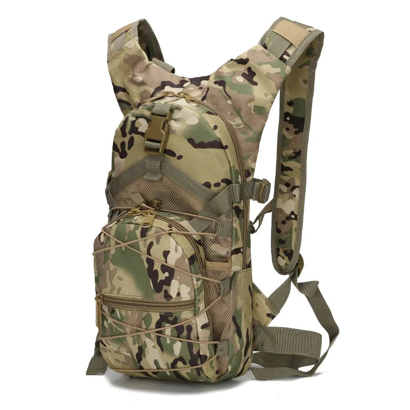 15L Molle Tactical Backpack Bicycle Backpacks Outdoor Sports Cycling Hydration Climbing Hiking Camping Hiking Fishing Bike Bag