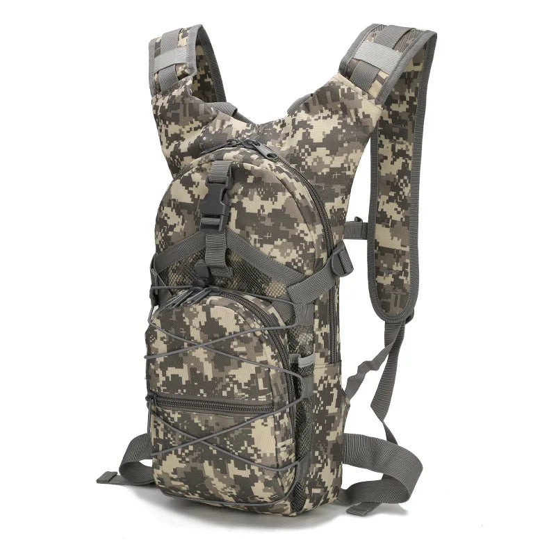 15L Molle Tactical Backpack Bicycle Backpacks Outdoor Sports Cycling Hydration Climbing Hiking Camping Hiking Fishing Bike Bag