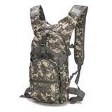 15L Molle Tactical Backpack Bicycle Backpacks Outdoor Sports Cycling Hydration Climbing Hiking Camping Hiking Fishing Bike Bag