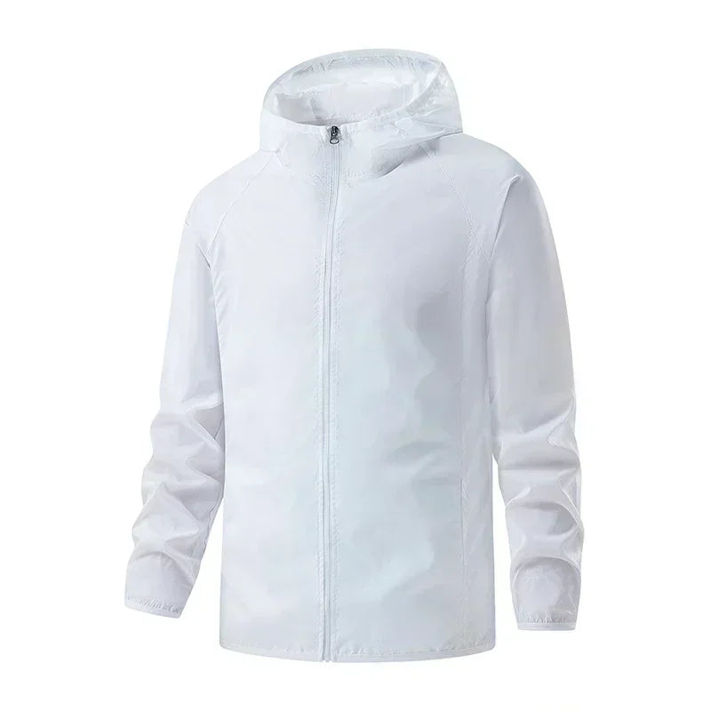 Camping Rain Coat Men Women Windbreaker Waterproof Jacket Sun Protect Clothing Fishing Rain Wind Breaker Jacket Climbing Clothes