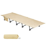 Folding Camping Cot Portable Lightweight Sleeping Bed for Backpacking Easy Set Up Camp Cot Bed for Outdoor Hiking, Beach, Picnic