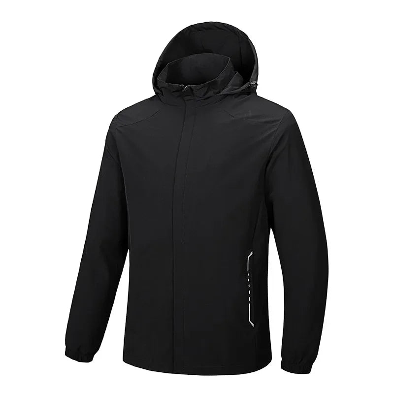 LIBIELIY   Men Women Waterproof Jacket Trekking Fishing Rain Coat Quick Dry Hiking Camping Windbreaker Unisex Outdoor Ant