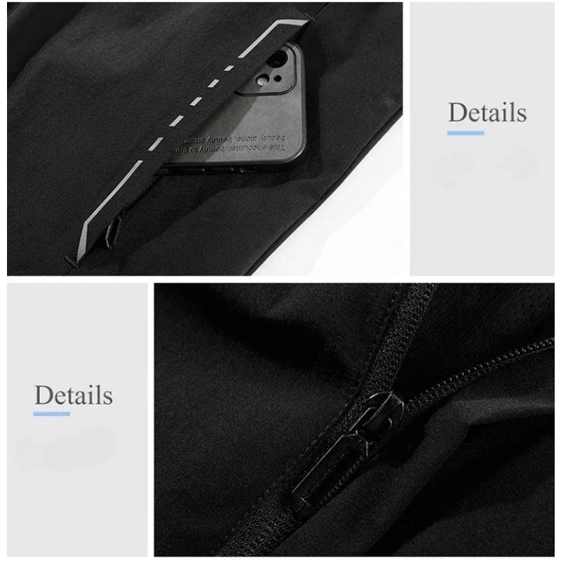 LIBIELIY   Men Women Waterproof Jacket Trekking Fishing Rain Coat Quick Dry Hiking Camping Windbreaker Unisex Outdoor Ant