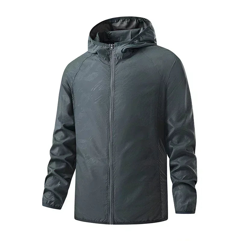 Camping Rain Coat Men Women Windbreaker Waterproof Jacket Sun Protect Clothing Fishing Rain Wind Breaker Jacket Climbing Clothes