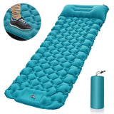 Outdoor Inflatable MATS Lightweight Portable Camping Moisture-proof Inflatable Sleeping MATS for Lunch Breaks Car Inflatable MAT