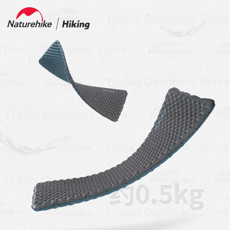 Naturehike R3.5 Inflatable Mat 20D Nylon TPU Winter Warm Sleeping Pad Ultralight Outdoor Hiking Camping Mattress with Air Bag