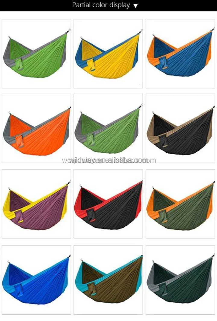 Lightweight hammock with straps for camping, hiking, backpacking and beaches
