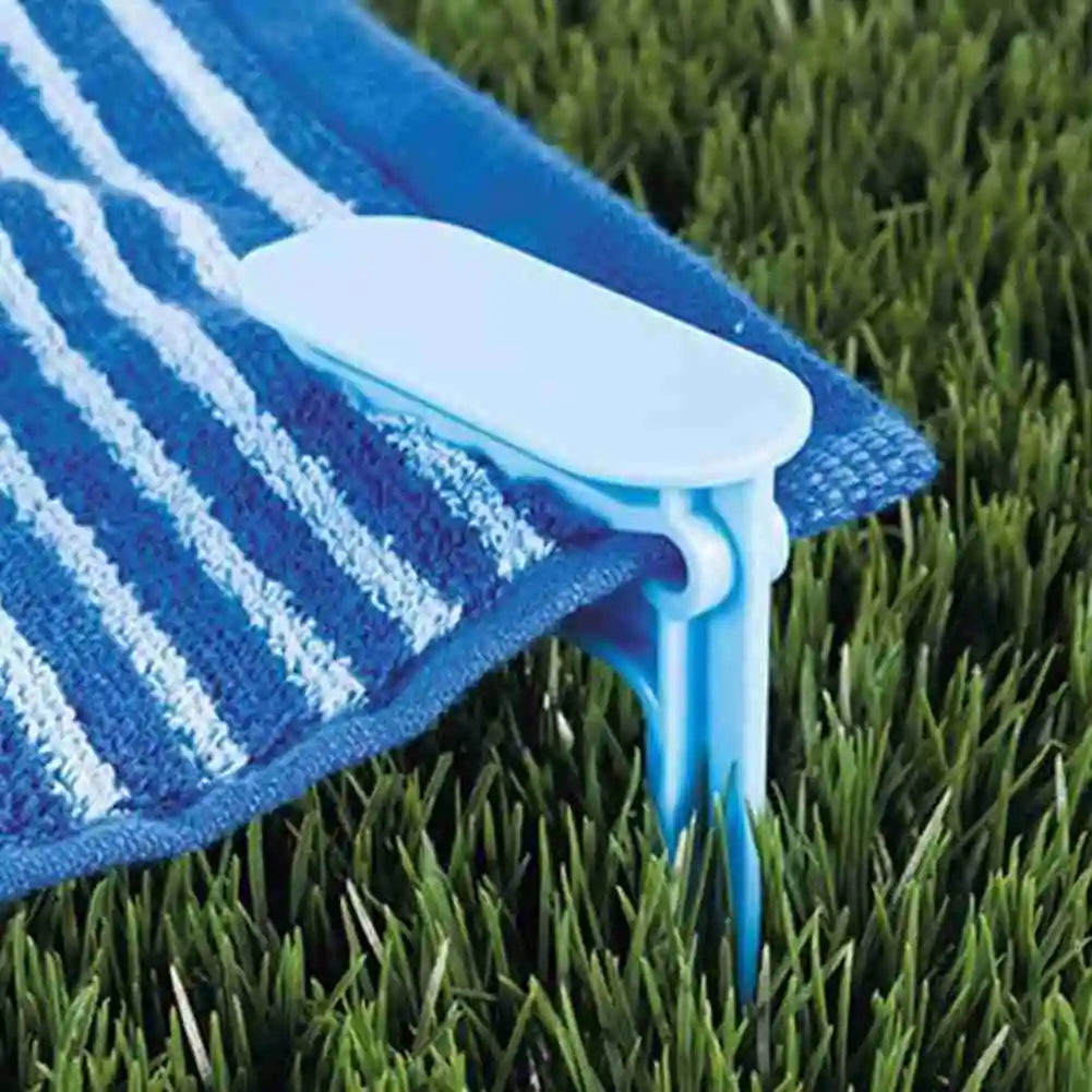 10PCS Beach Towel Clip Camping Mat Clip Outdoor Clothes Pegs For Sheet Holder Towel Clips Clamp For Beach Towels Towel Clip