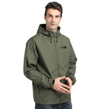 Men's Waterproof Hooded Jacket, Lightweight Windbreaker, Outdoor Sports Raincoat, Comfortable and Stylish