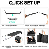 Folding Camping Cot Portable Lightweight Sleeping Bed for Backpacking Easy Set Up Camp Cot Bed for Outdoor Hiking, Beach, Picnic