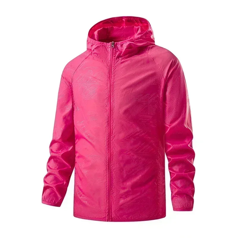 Camping Rain Coat Men Women Windbreaker Waterproof Jacket Sun Protect Clothing Fishing Rain Wind Breaker Jacket Climbing Clothes