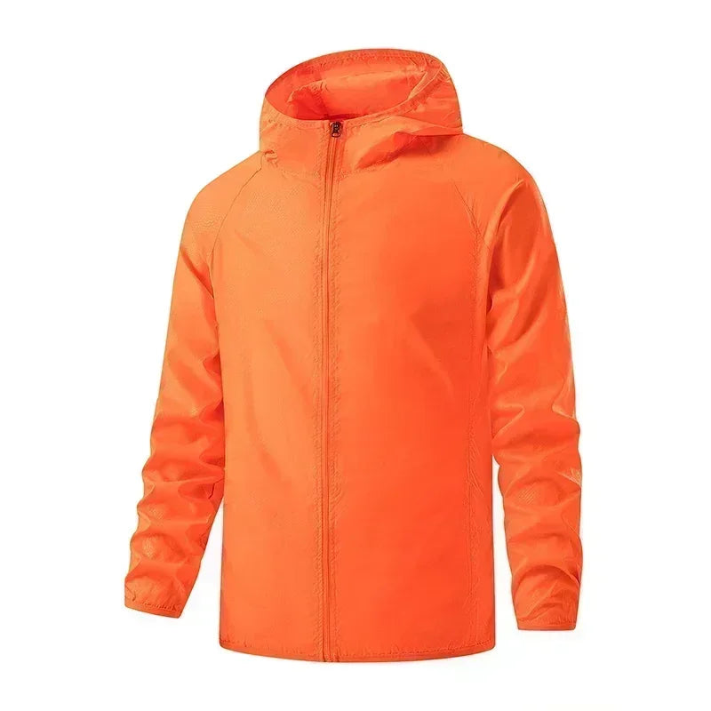 Camping Rain Coat Men Women Windbreaker Waterproof Jacket Sun Protect Clothing Fishing Rain Wind Breaker Jacket Climbing Clothes