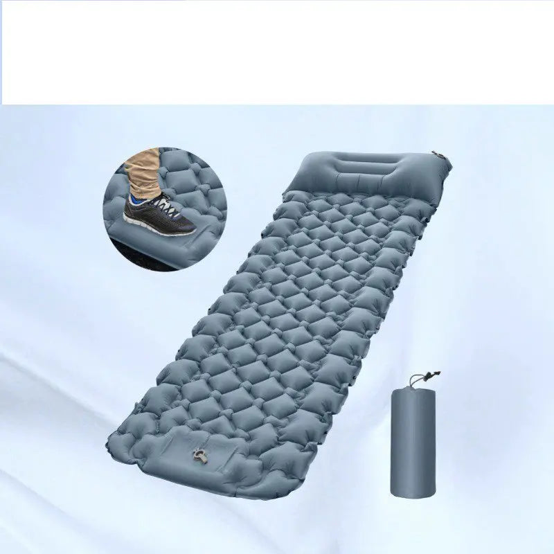 Outdoor Inflatable MATS Lightweight Portable Camping Moisture-proof Inflatable Sleeping MATS for Lunch Breaks Car Inflatable MAT