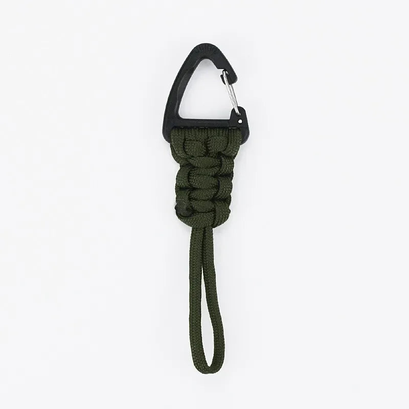 12cm/22cm/46cm Paracord Lanyard Tactical Outdoor EDC Accessories Handmade Lanyard Hanging Buckle for Camping Hunting Fishing