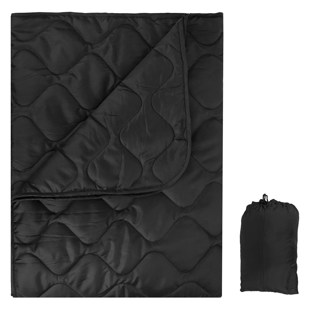 Insulation Blanket with Compression Carry Bag Lightweight Warm Quilt Multifunctional Quilted Outdoor Blanket Jungle Hunting Gear