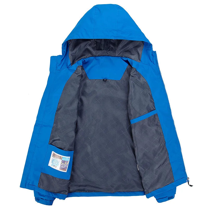 Hot Sale Male Casual Windproof Water Repellent Sports Windbreaker Outdoor Hiking Camping Fishing Breathable Hooded Jackets Men