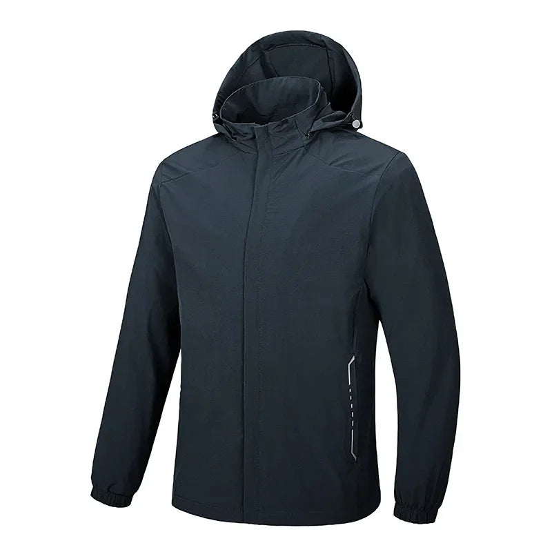 LIBIELIY   Men Women Waterproof Jacket Trekking Fishing Rain Coat Quick Dry Hiking Camping Windbreaker Unisex Outdoor Ant