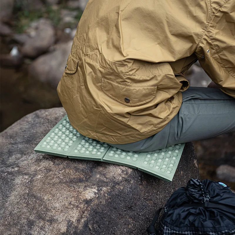 Naturehike XPE Egg Nest Folding Cushion 36g Ultralight Outdoor Heat Insulation Camping Mat 1 Person Portable Picnic Sit Pad