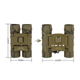 12×25 Professional Camouflage Binocular Super Powerful Magnesium Alloy Filled Binocular Waterproof Phase Coated Telescope