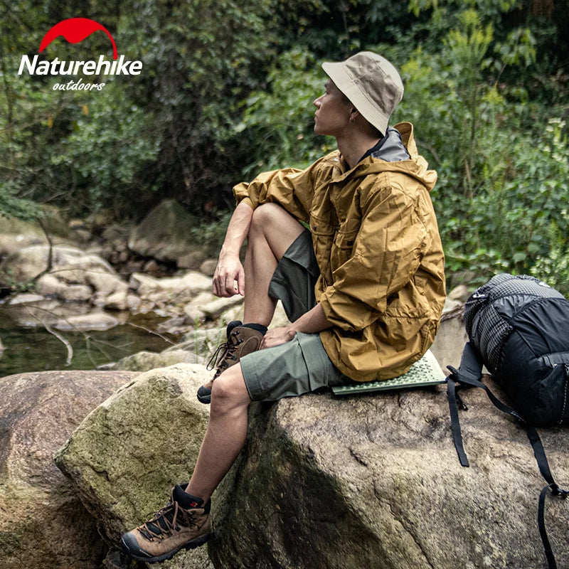 Naturehike XPE Egg Nest Folding Cushion 36g Ultralight Outdoor Heat Insulation Camping Mat 1 Person Portable Picnic Sit Pad