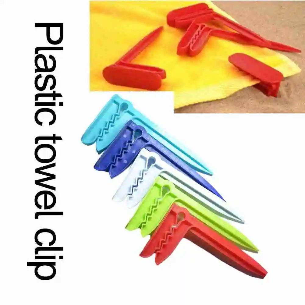 10PCS Beach Towel Clip Camping Mat Clip Outdoor Clothes Pegs For Sheet Holder Towel Clips Clamp For Beach Towels Towel Clip