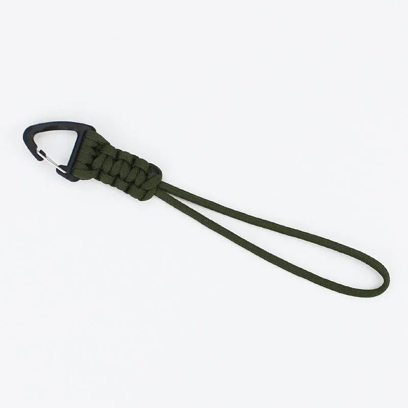 12cm/22cm/46cm Paracord Lanyard Tactical Outdoor EDC Accessories Handmade Lanyard Hanging Buckle for Camping Hunting Fishing