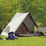 Beach Tent Automatic Instant Open Lightweight UV Protection Portable Outdoor Camping Sun Shelter Family Size Triangle Tent