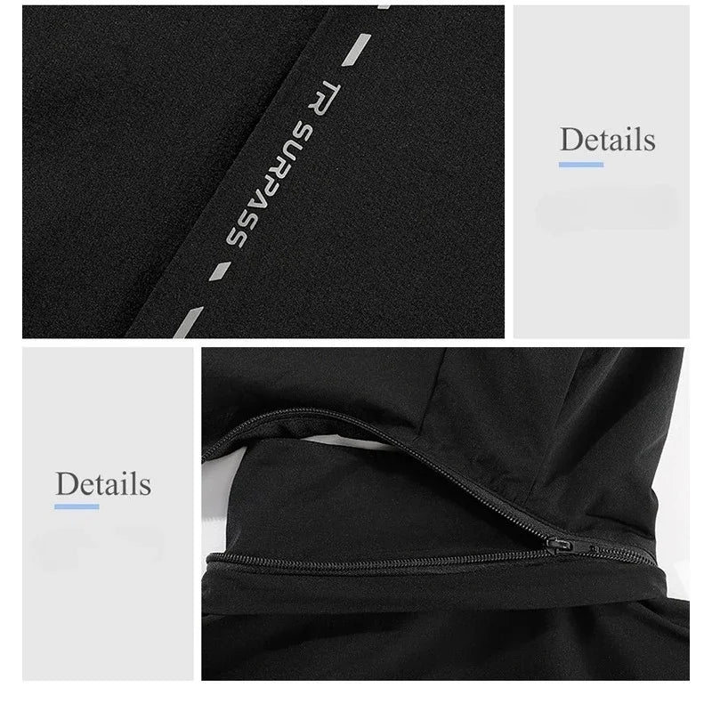 LIBIELIY   Men Women Waterproof Jacket Trekking Fishing Rain Coat Quick Dry Hiking Camping Windbreaker Unisex Outdoor Ant