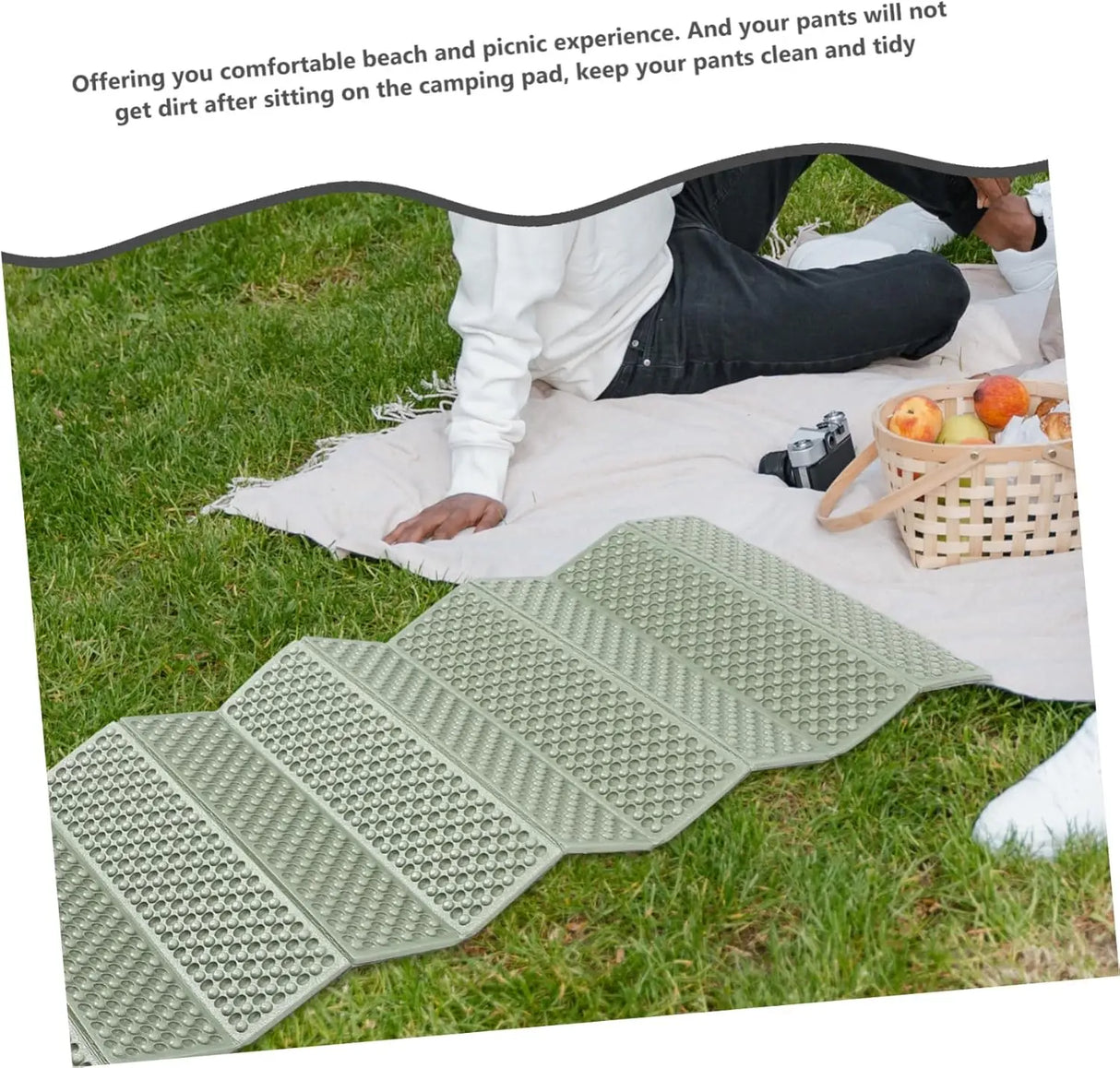 Moisture-Proof Pad Tent Sleeping Pad Tent Mat Foam Camping Mat Folding Picnic Mat Soft Compact Cushion Foldable Backpack