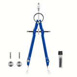 1PC Professional Compass Geometry Set with Lock Math and Precision Compass Metal and Durable for Solid and Plane Precis