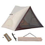 Triangular Camping Tent Automatic Open Tent Pop Up Beach Tents With 6 Ground Nails Portable UPF50 Triangular Shelter For Camp