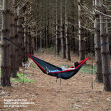 Lightweight hammock with straps for camping, hiking, backpacking and beaches