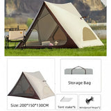 Beach Tent Automatic Instant Open Lightweight UV Protection Portable Outdoor Camping Sun Shelter Family Size Triangle Tent