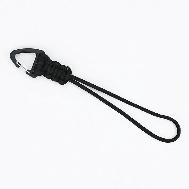 12cm/22cm/46cm Paracord Lanyard Tactical Outdoor EDC Accessories Handmade Lanyard Hanging Buckle for Camping Hunting Fishing