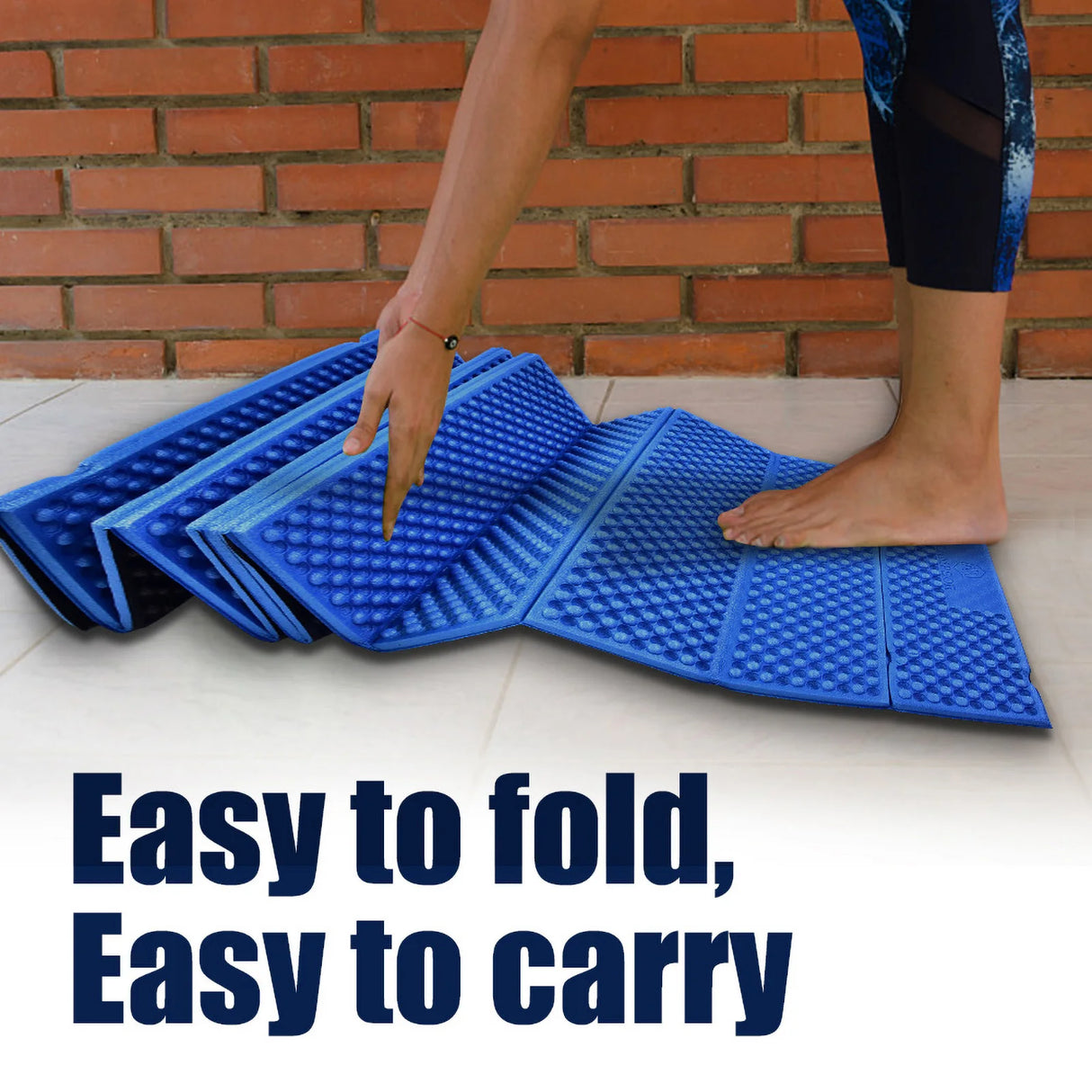 Outdoor Foam Camping Mat Folding Beach Tent Sleeping Pad Waterproof Mattress