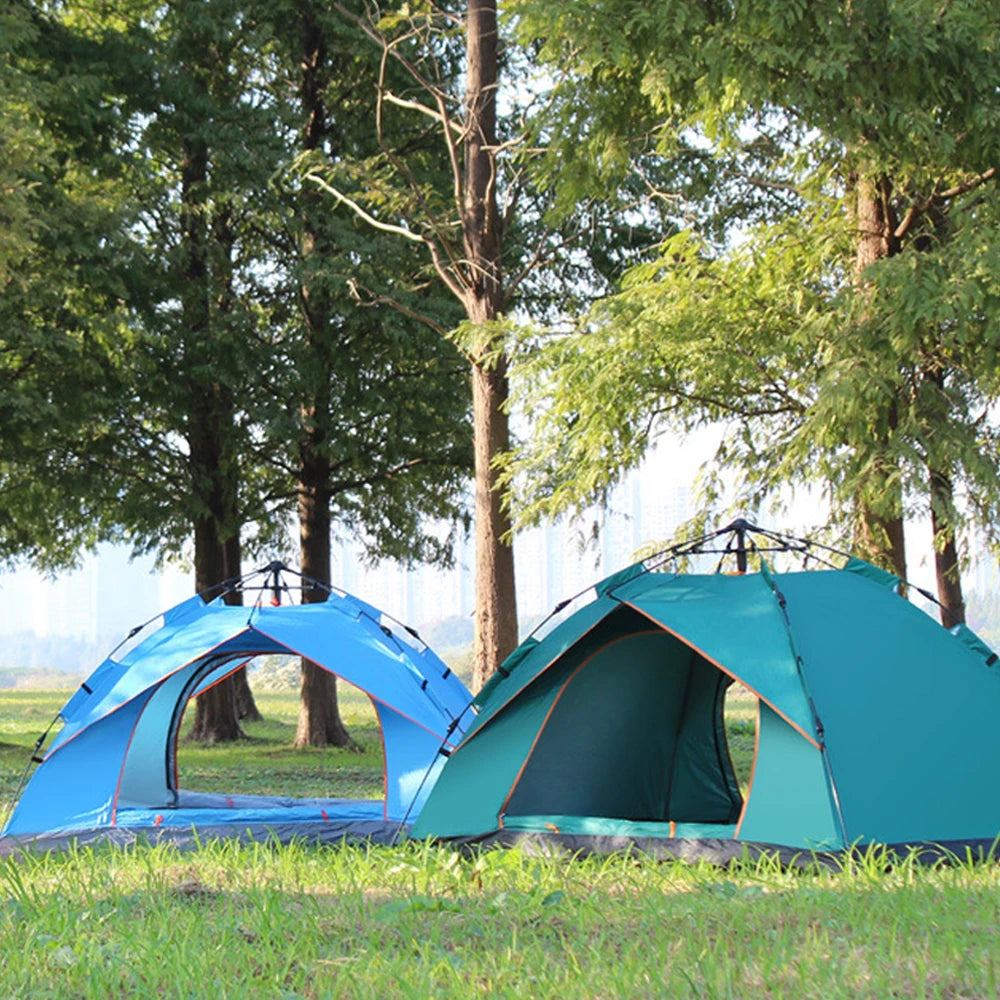 Outdoor Pop Up Tent Water-resistant Portable Instant Camping Folding Fully Automatic Tent for 1-2 Family Tent
