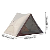 Triangular Camping Tent Automatic Open Tent Pop Up Beach Tents With 6 Ground Nails Portable UPF50 Triangular Shelter For Camp