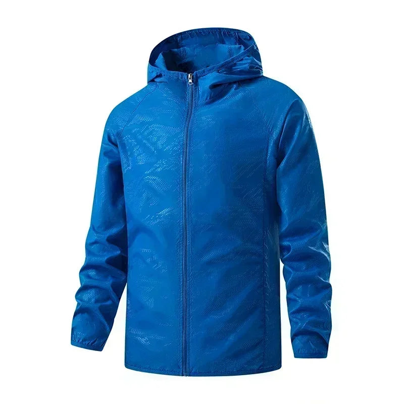 Camping Rain Coat Men Women Windbreaker Waterproof Jacket Sun Protect Clothing Fishing Rain Wind Breaker Jacket Climbing Clothes