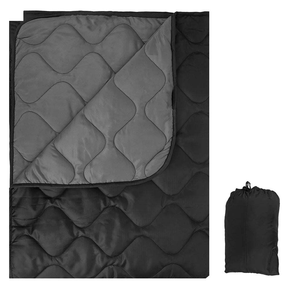 Insulation Blanket with Compression Carry Bag Lightweight Warm Quilt Multifunctional Quilted Outdoor Blanket Jungle Hunting Gear
