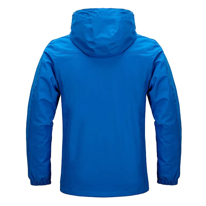Hot Sale Male Casual Windproof Water Repellent Sports Windbreaker Outdoor Hiking Camping Fishing Breathable Hooded Jackets Men