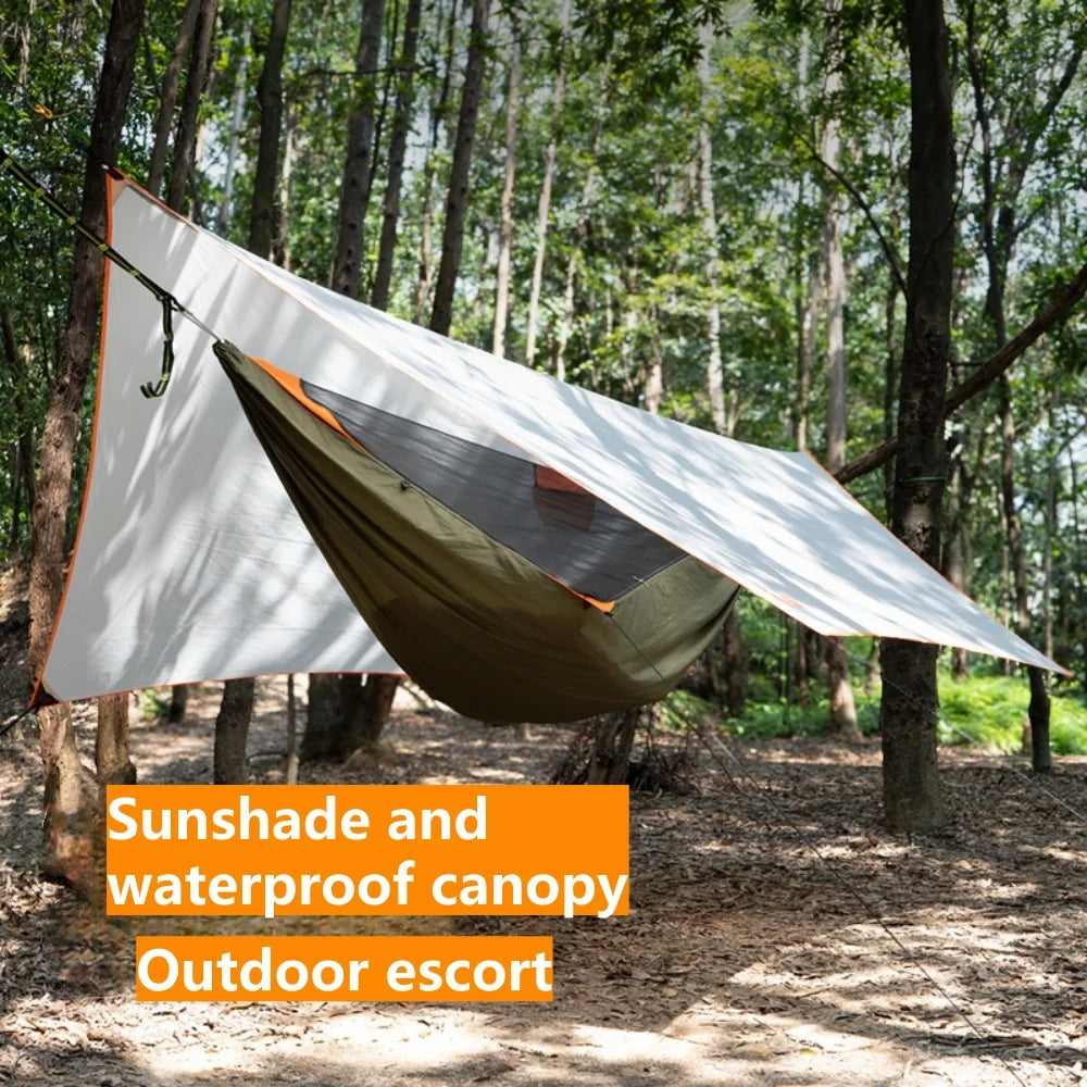Camping Hammock With Mosquito Net Outdoor Garden Portable Awning Tent Canopy Sleeping Hanging Hammocks Swing For Nature Hike