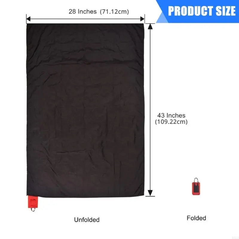 Picnics Blanket Portable Folding Pocket Mats Light Weight Picnics Rug Lawn Pad