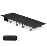 Folding Camping Cot Portable Lightweight Sleeping Bed for Backpacking Easy Set Up Camp Cot Bed for Outdoor Hiking, Beach, Picnic
