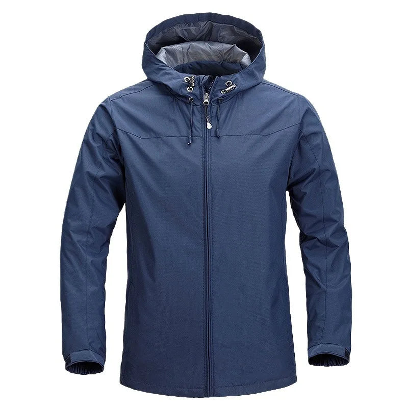 Hot Sale Male Casual Windproof Water Repellent Sports Windbreaker Outdoor Hiking Camping Fishing Breathable Hooded Jackets Men