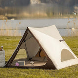 Beach Tent Automatic Instant Open Lightweight UV Protection Portable Outdoor Camping Sun Shelter Family Size Triangle Tent