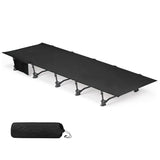 Folding Camping Cot Portable Lightweight Sleeping Bed for Backpacking Easy Set Up Camp Cot Bed for Outdoor Hiking, Beach, Picnic