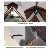 Beach Tent Automatic Instant Open Lightweight UV Protection Portable Outdoor Camping Sun Shelter Family Size Triangle Tent