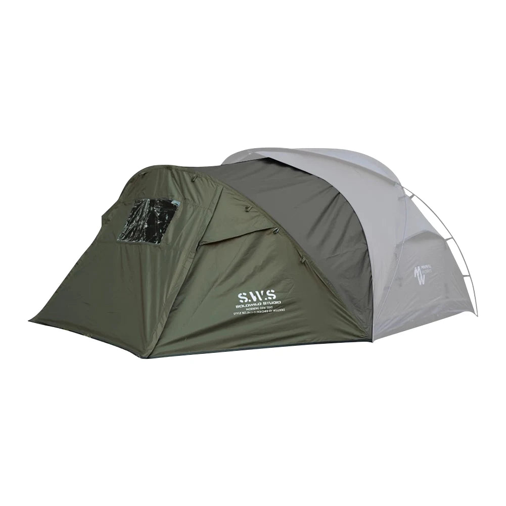 1/2 Person Ultralight Camping Tent Waterproof Double Layer Expansion Tent Anti-UV Coating UPF 30+ Portable Hiking Beach Tent