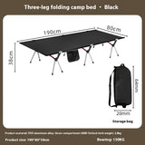 Lohascamping Camping cot 90cm widen Ultralight Portable High-low dual-purpose folding Bed Backpacking Travel hiking Sleeping Cot