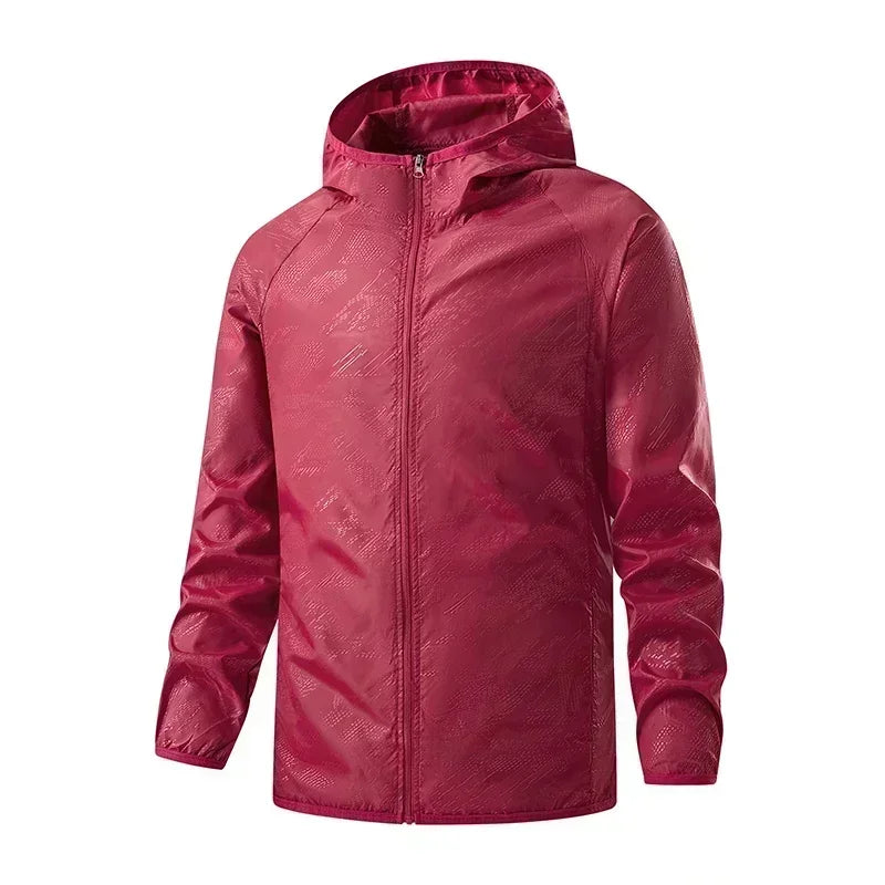 Camping Rain Coat Men Women Windbreaker Waterproof Jacket Sun Protect Clothing Fishing Rain Wind Breaker Jacket Climbing Clothes